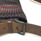 BOTTEGA VENETA 161314 Intrecciato Leather Messenger Bag, Shoulder/Crossbody Bag, Men's, Brown