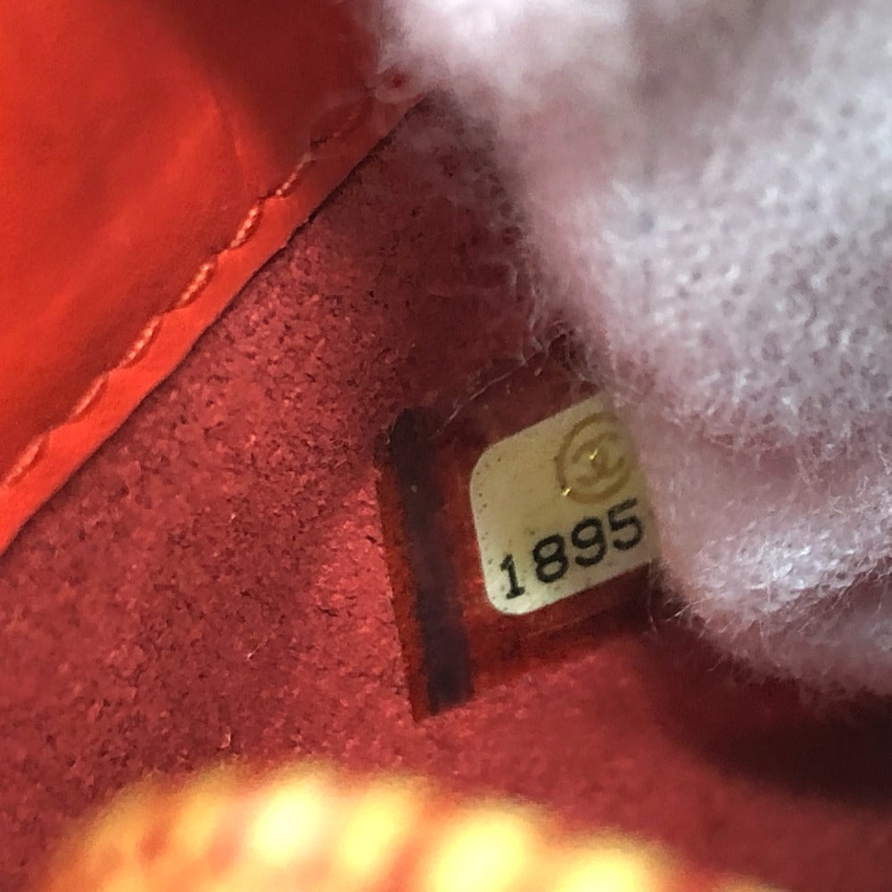 CHANEL CC ココマーク ボーダー ポーチ パテントレザー レディース - brandshop-reference