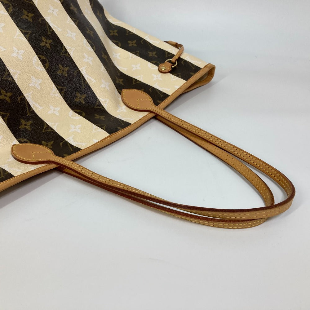 LOUIS VUITTON M40560 Monogram Rayeur Neverfull MM Tote Bag in Monogram Canvas, Women's, Brown/Beige