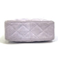 CHANEL CC Coco Mark Mini Matelasse Crossbody Chain Shoulder Bag Suede Women's Purple