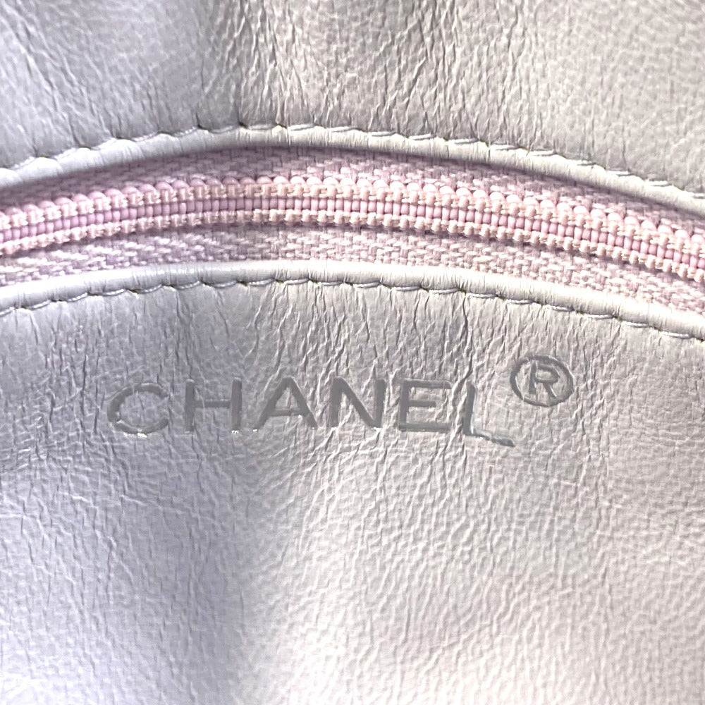 CHANEL CC Coco Mark Mini Matelasse Crossbody Chain Shoulder Bag Suede Women's Purple