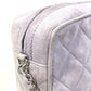 CHANEL CC Coco Mark Mini Matelasse Crossbody Chain Shoulder Bag Suede Women's Purple