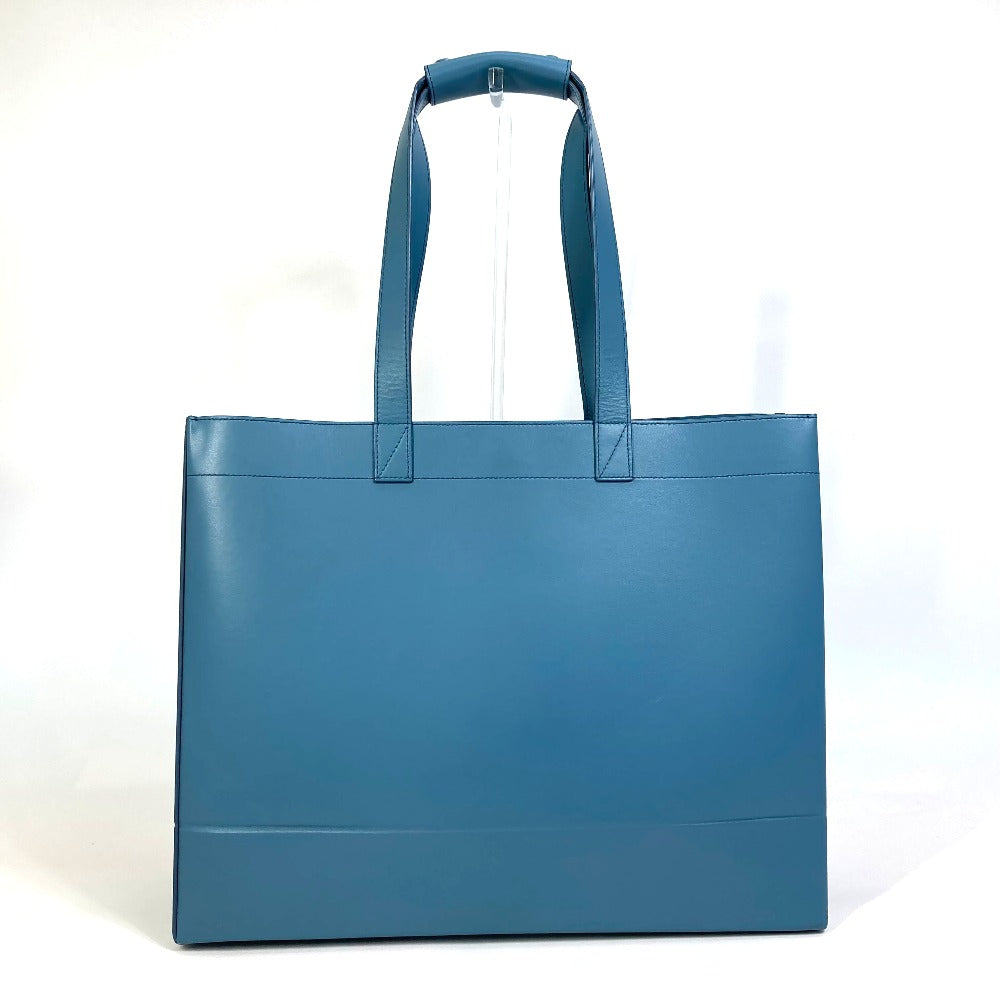 Dior ロゴ ショーンステューシーコラボ カバン ハンドバッグ トートバッグ レザー メンズ ブルー