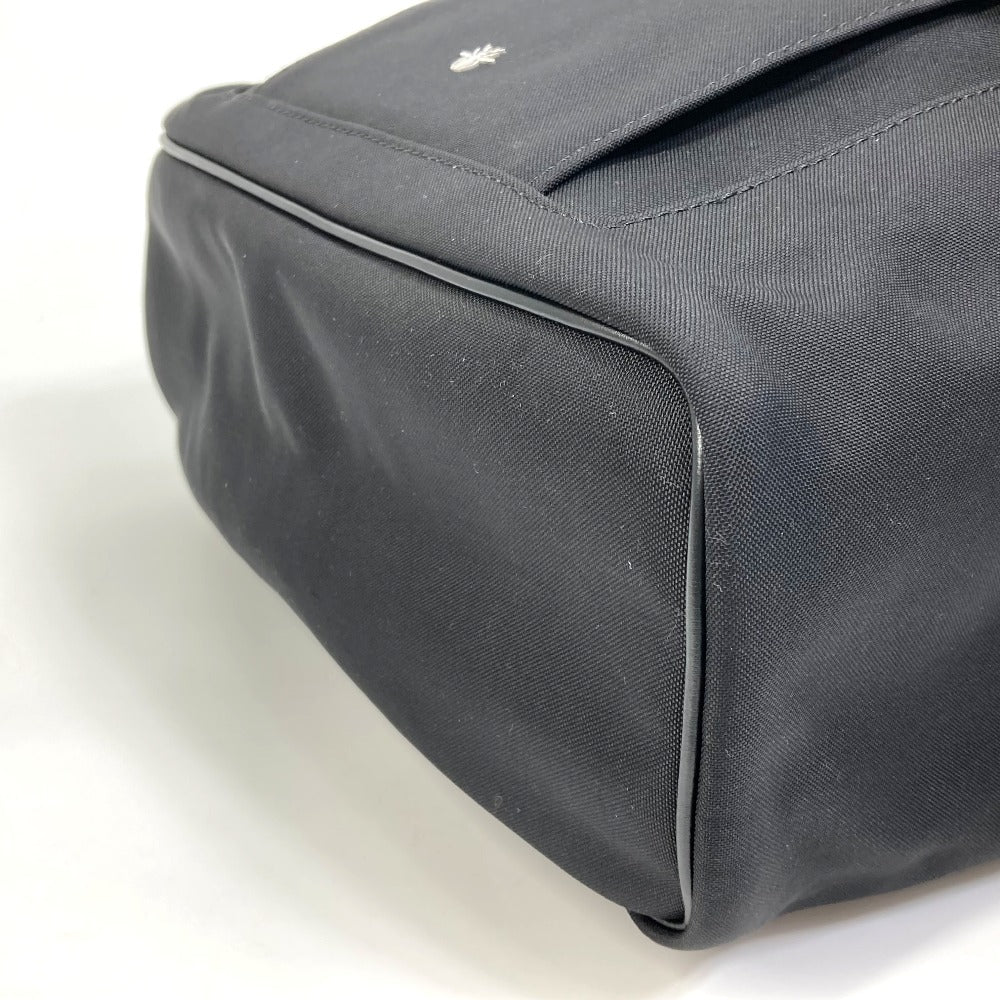 DIOR HOMME 1MOBA062 BEE MOTION Backpack in Canvas/Leather, Black