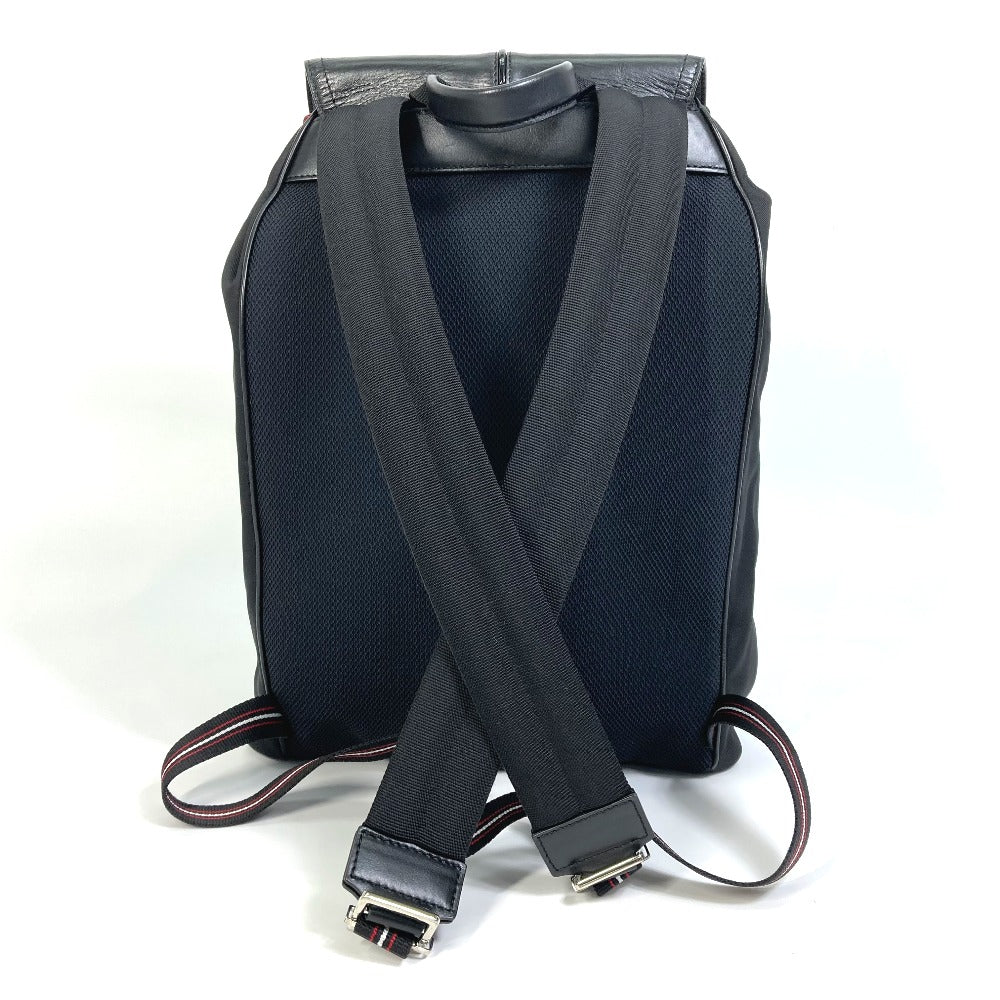 DIOR HOMME 1MOBA062 BEE MOTION Backpack in Canvas/Leather, Black