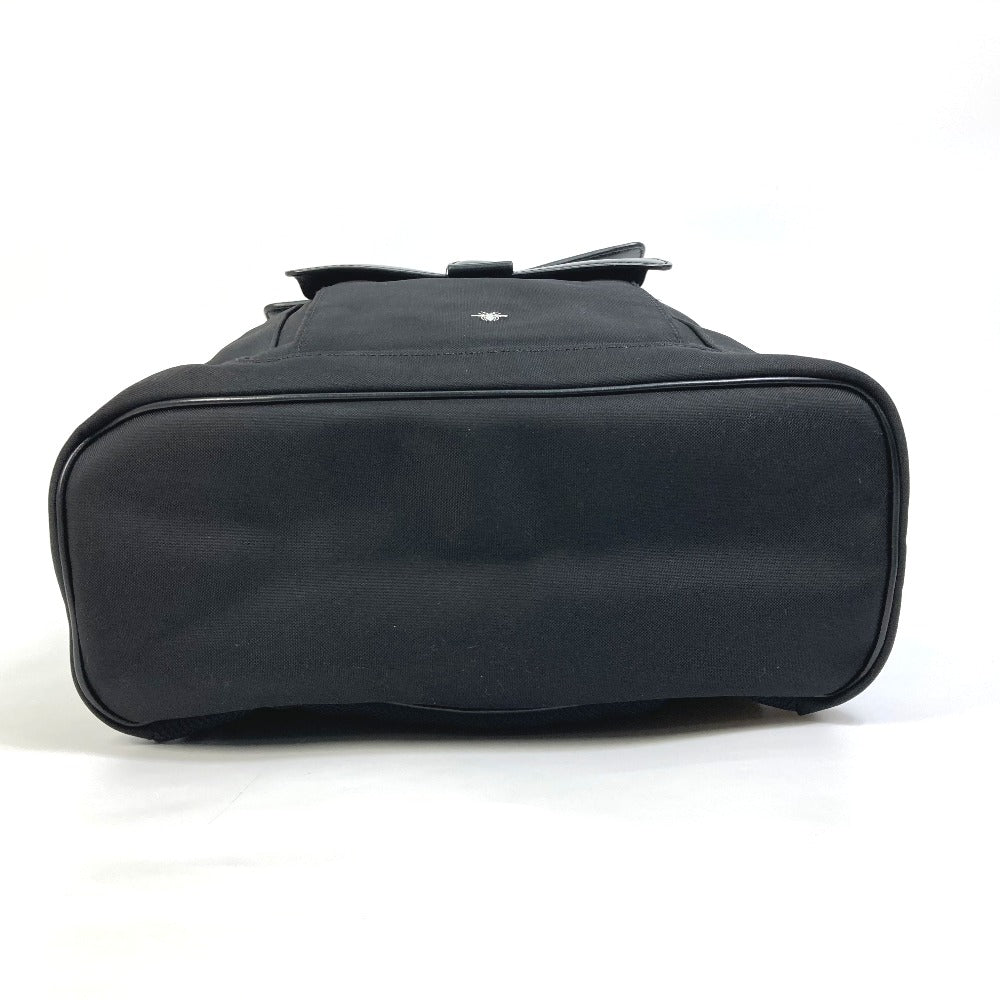 DIOR HOMME 1MOBA062 BEE MOTION Backpack in Canvas/Leather, Black