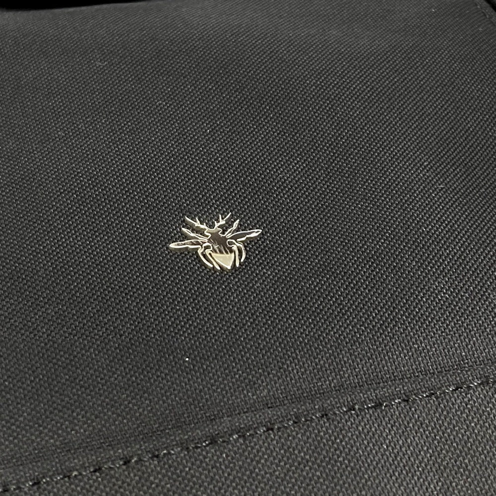 DIOR HOMME 1MOBA062 BEE MOTION Backpack in Canvas/Leather, Black