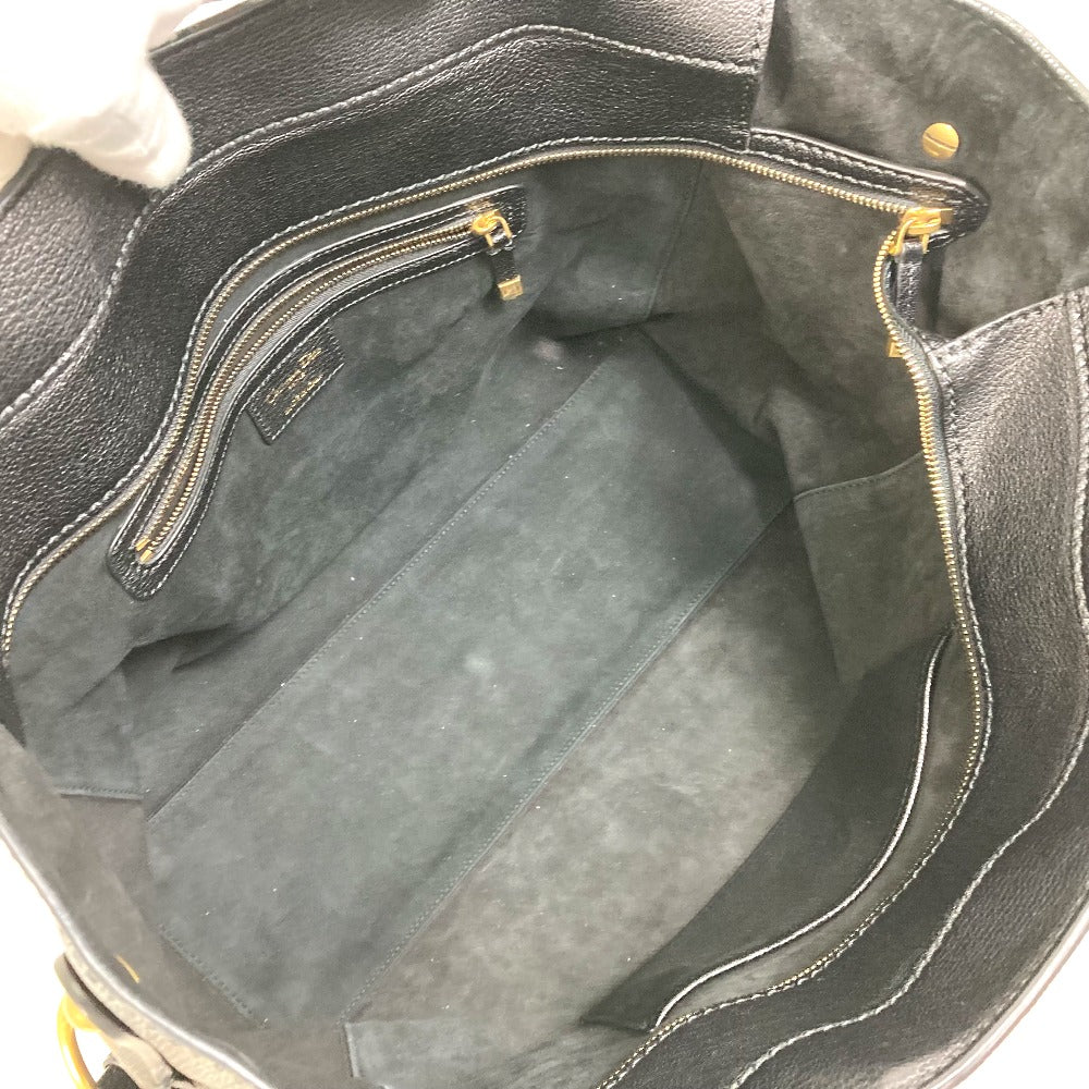 Christian Dior DIORANGELS ショルダーバッグ 肩掛け  カバン ロゴ スタッズ トートバッグ レザー ユニセックス ブラック - brandshop-reference