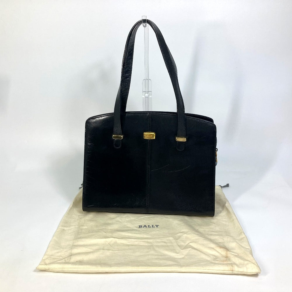 BALLY カバン ハンドバッグ トートバッグ レザー ユニセックス ブラック