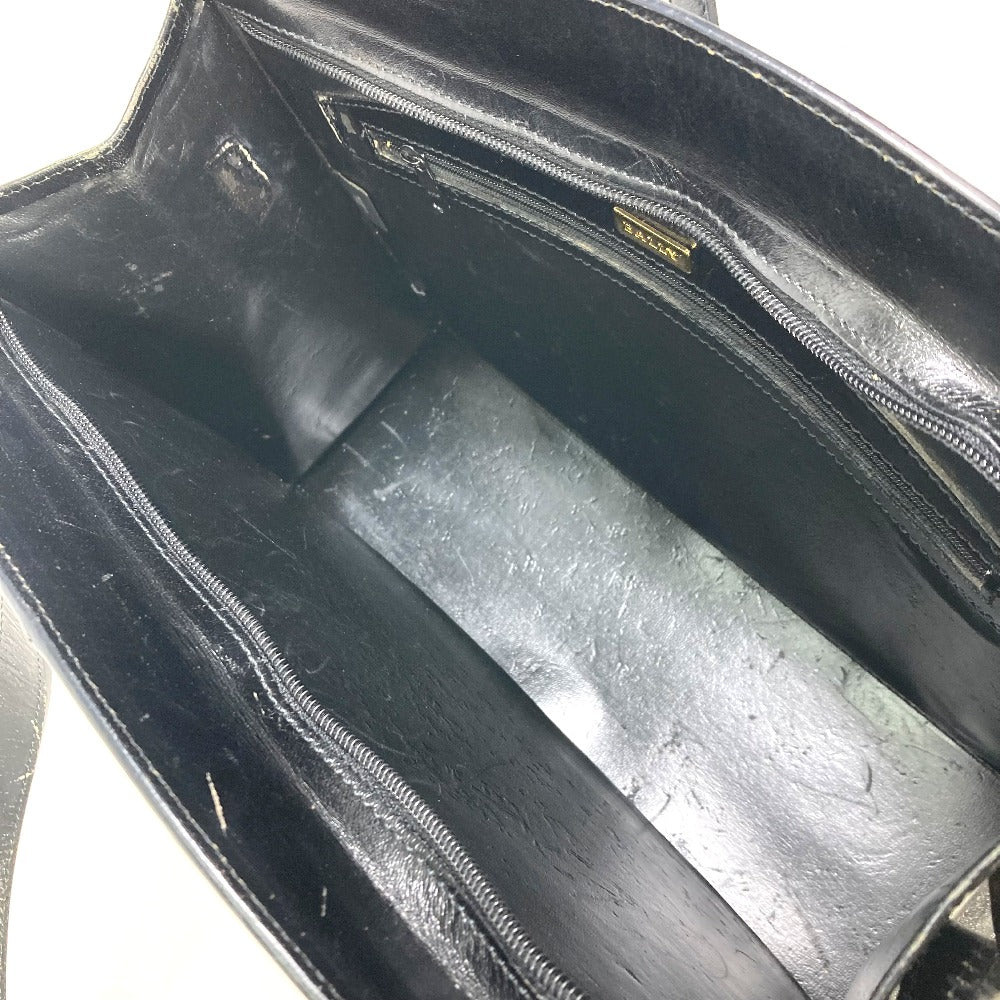 BALLY カバン ハンドバッグ トートバッグ レザー ユニセックス ブラック