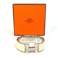 HERMES H Bangle Click Clack H GM Bracelet Bangle Metal Women's White