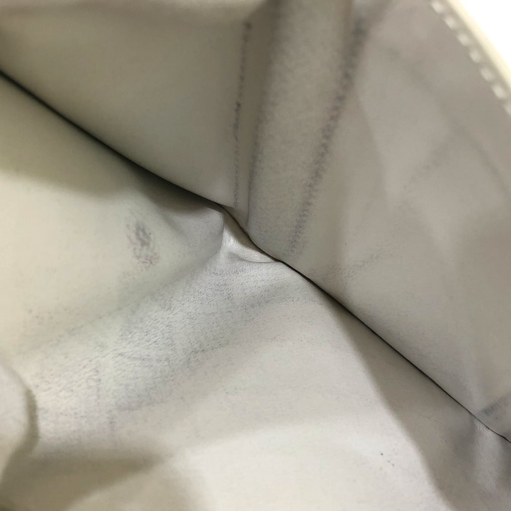 BOTTEGA VENETA イントレチャート コンパクトウォレット タイニー 3つ折り財布 レザー レディース ホワイト