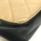 CHANEL CC Coco Mark Ballerine Chain Shoulder Bag in Calf Leather, Beige and Black