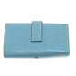 HERMES H hardware Bearn 4-ring key case Epson women's blue jean blue