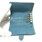 HERMES H hardware Bearn 4-ring key case Epson women's blue jean blue