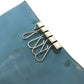 HERMES H hardware Bearn 4-ring key case Epson women's blue jean blue