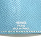 HERMES H hardware Bearn 4-ring key case Epson women's blue jean blue
