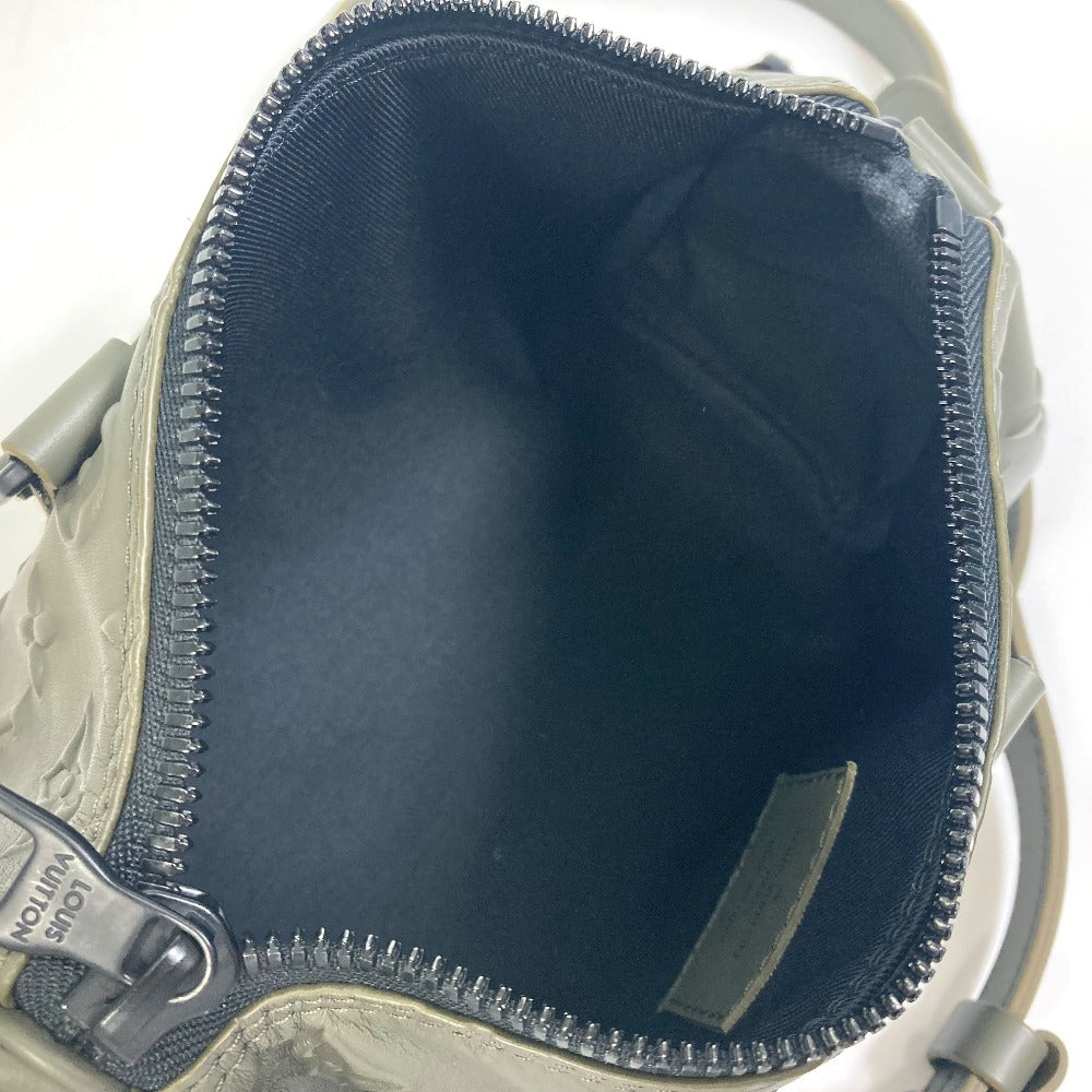 LOUIS VUITTON M57961 モノグラム シール キーポルXS カバン 2WAY ショルダーバッグ 斜め掛け 肩掛け ハンドバッグ レザー メンズ カーキ - brandshop-reference