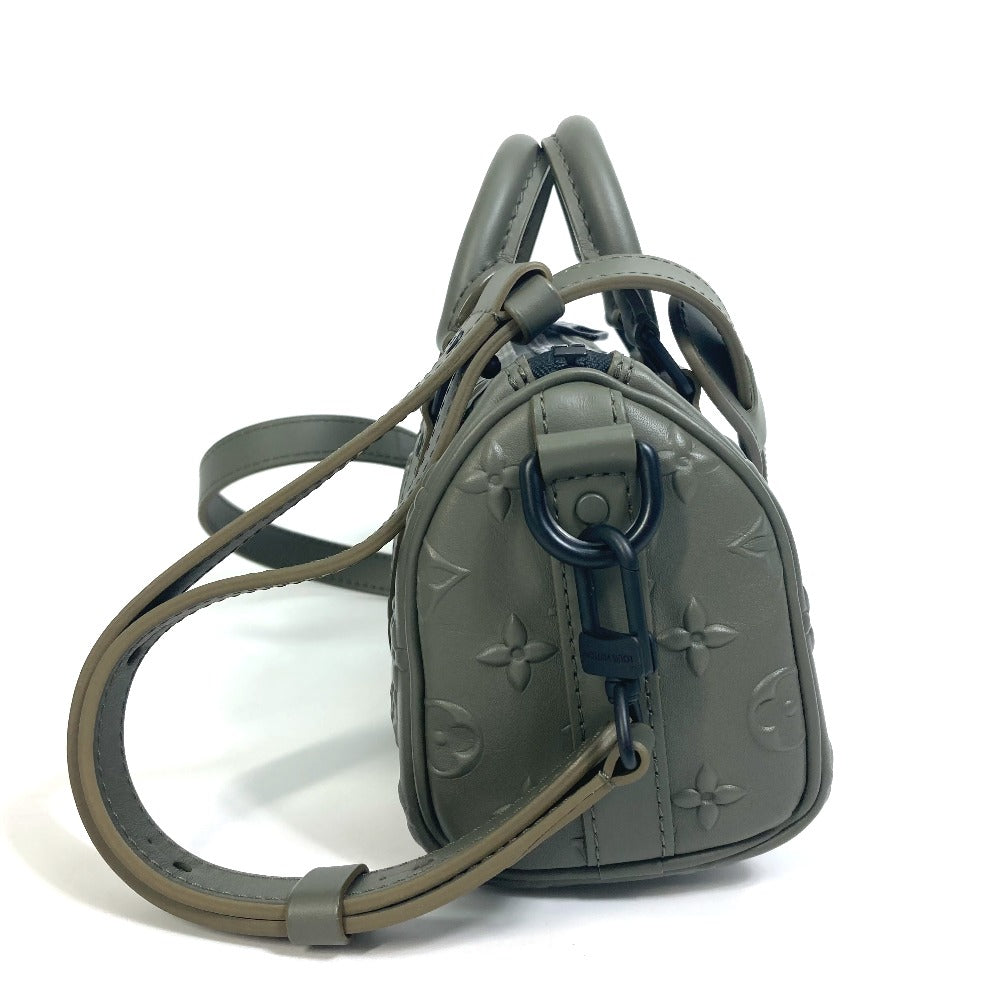 LOUIS VUITTON M57961 モノグラム シール キーポルXS カバン 2WAY ショルダーバッグ 斜め掛け 肩掛け ハンドバッグ レザー メンズ カーキ - brandshop-reference