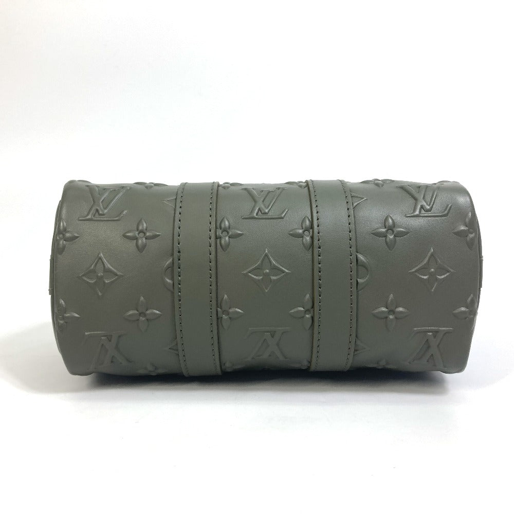 LOUIS VUITTON M57961 モノグラム シール キーポルXS カバン 2WAY ショルダーバッグ 斜め掛け 肩掛け ハンドバッグ レザー メンズ カーキ - brandshop-reference