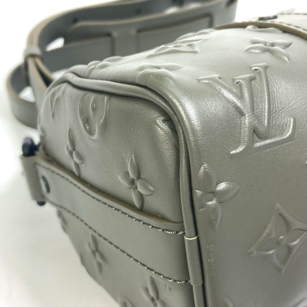 LOUIS VUITTON M57961 モノグラム シール キーポルXS カバン 2WAY ショルダーバッグ 斜め掛け 肩掛け ハンドバッグ レザー メンズ カーキ - brandshop-reference