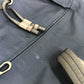 BOTTEGA VENETA 409595 Intrecciato Backpack, Nylon/Leather, Men's, Navy/Brown