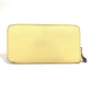 HERMES Azap Long Silk-in Wallet, Round Zipper Long Wallet, Leather, Women's, Jaune, Yellow