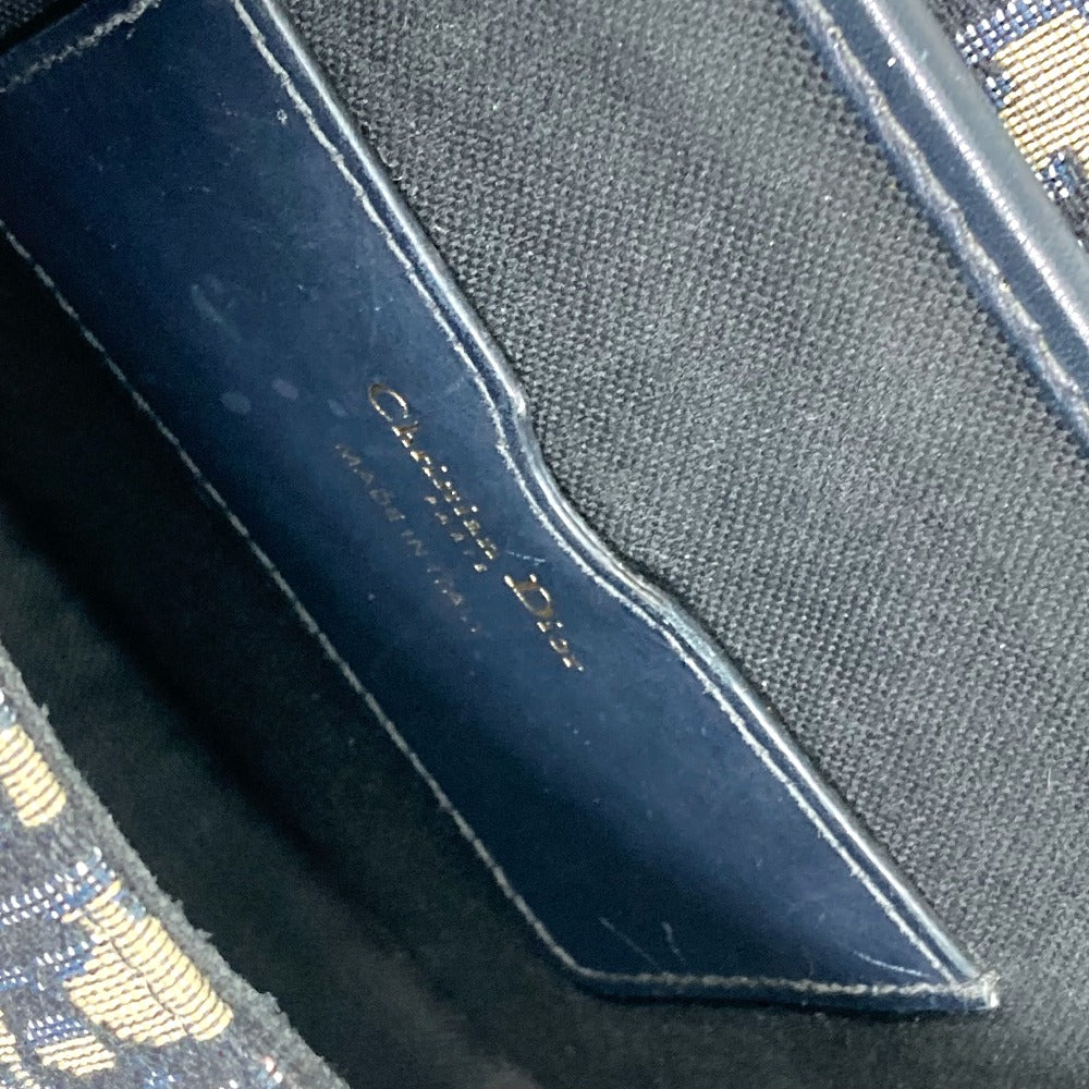 Dior M9319UTZQ オブリーク ボビー BOBBY 斜め掛け ポシェット カバン ショルダーバッグ キャンバス/レザー レディース ネイビー