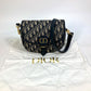 Dior M9319UTZQ オブリーク ボビー BOBBY 斜め掛け ポシェット カバン ショルダーバッグ キャンバス/レザー レディース ネイビー