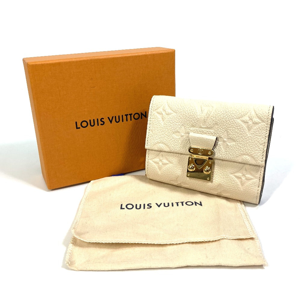 LOUIS VUITTON M81071 モノグラムアンプラント ウォレット ポルトフォイユ メティス 3つ折り財布 モノグラムアンプラントレザー レディース クレーム