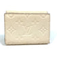LOUIS VUITTON M81071 モノグラムアンプラント ウォレット ポルトフォイユ メティス 3つ折り財布 モノグラムアンプラントレザー レディース クレーム