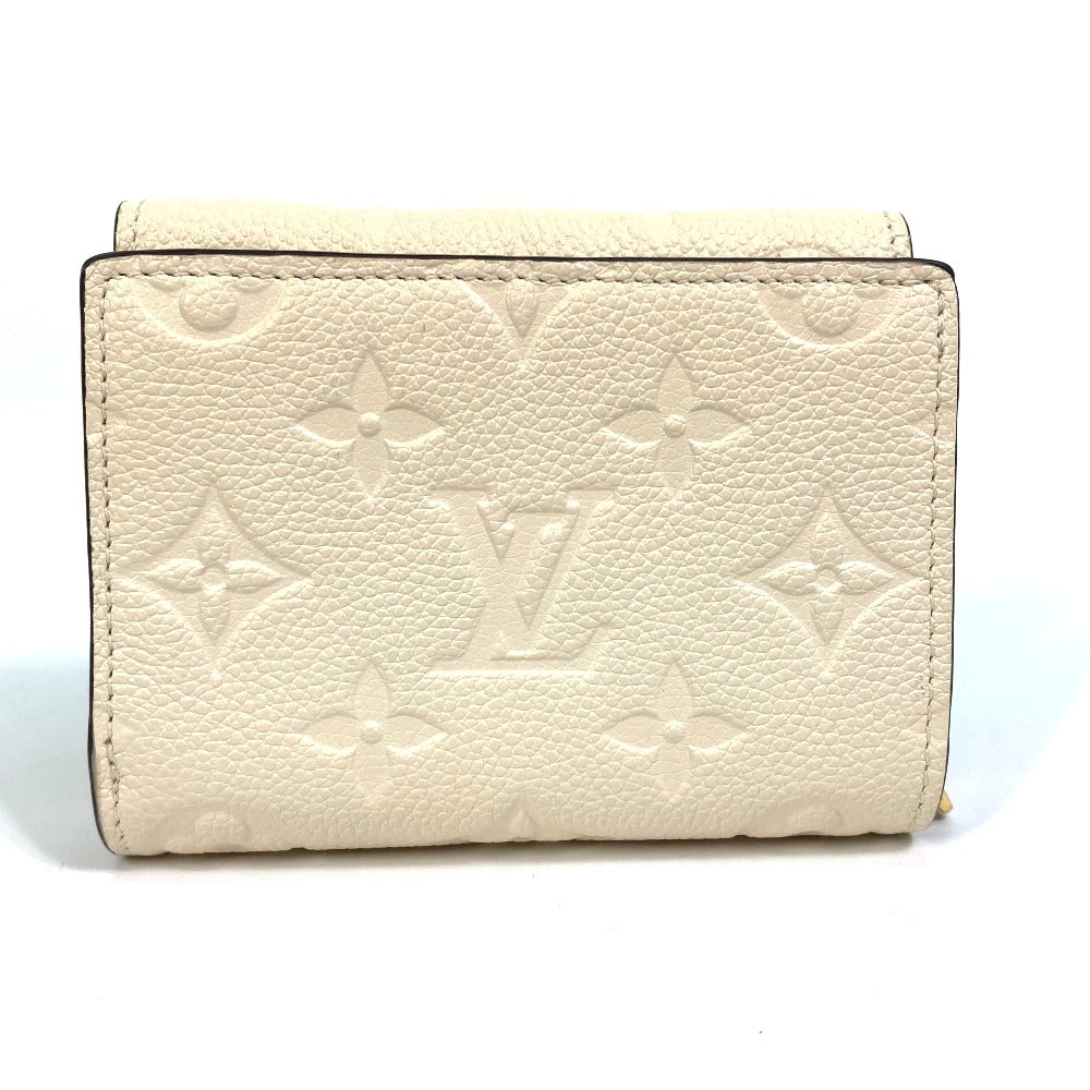 LOUIS VUITTON M81071 モノグラムアンプラント ウォレット ポルトフォイユ メティス 3つ折り財布 モノグラムアンプラントレザー レディース クレーム