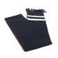 GUCCI BE LOVED Logo Scarf with Fringe, Men's Wool, Black