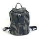 PRADA Triangle Logo Camouflage Saffiano Backpack in Nylon, Men's, Green