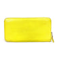 HERMES Azap Long Wallet, Round Zipper, Chevre, Women's, Yellow