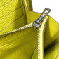 HERMES Azap Long Wallet, Round Zipper, Chevre, Women's, Yellow