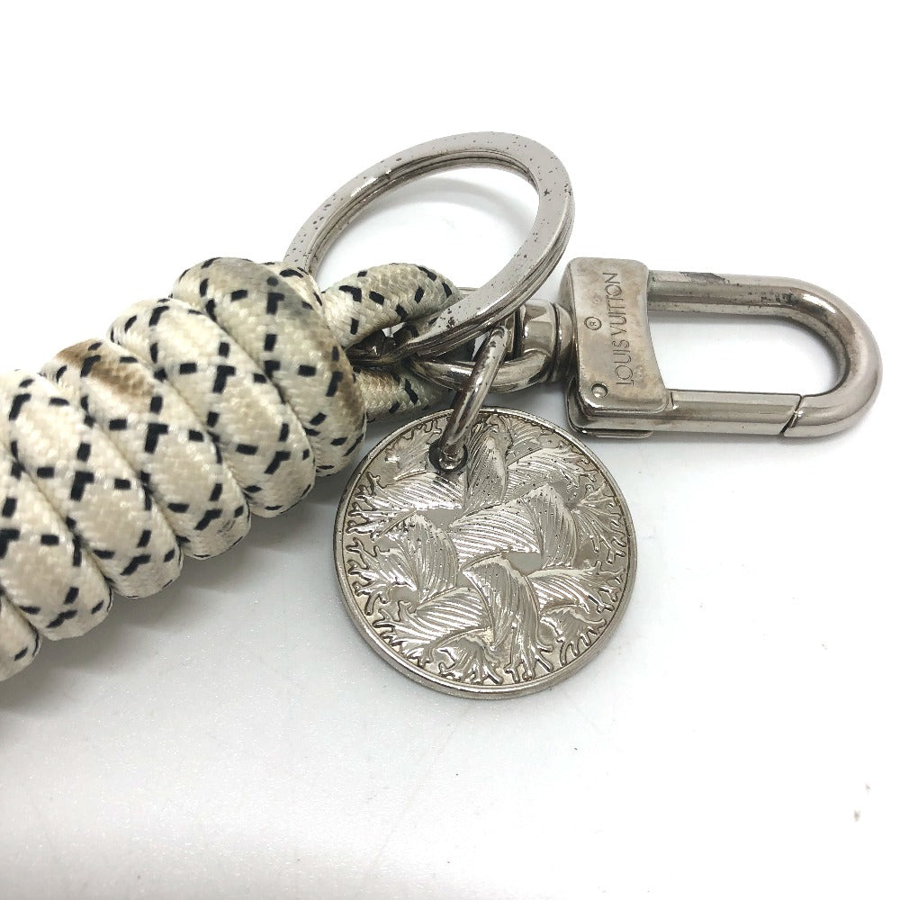 LOUIS VUITTON MP1622 クリストファーネメス キーリング カバン キーホルダー バッグチャーム メタル メンズ ホワイト