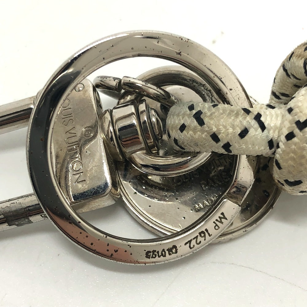 LOUIS VUITTON MP1622 クリストファーネメス キーリング カバン キーホルダー バッグチャーム メタル メンズ ホワイト