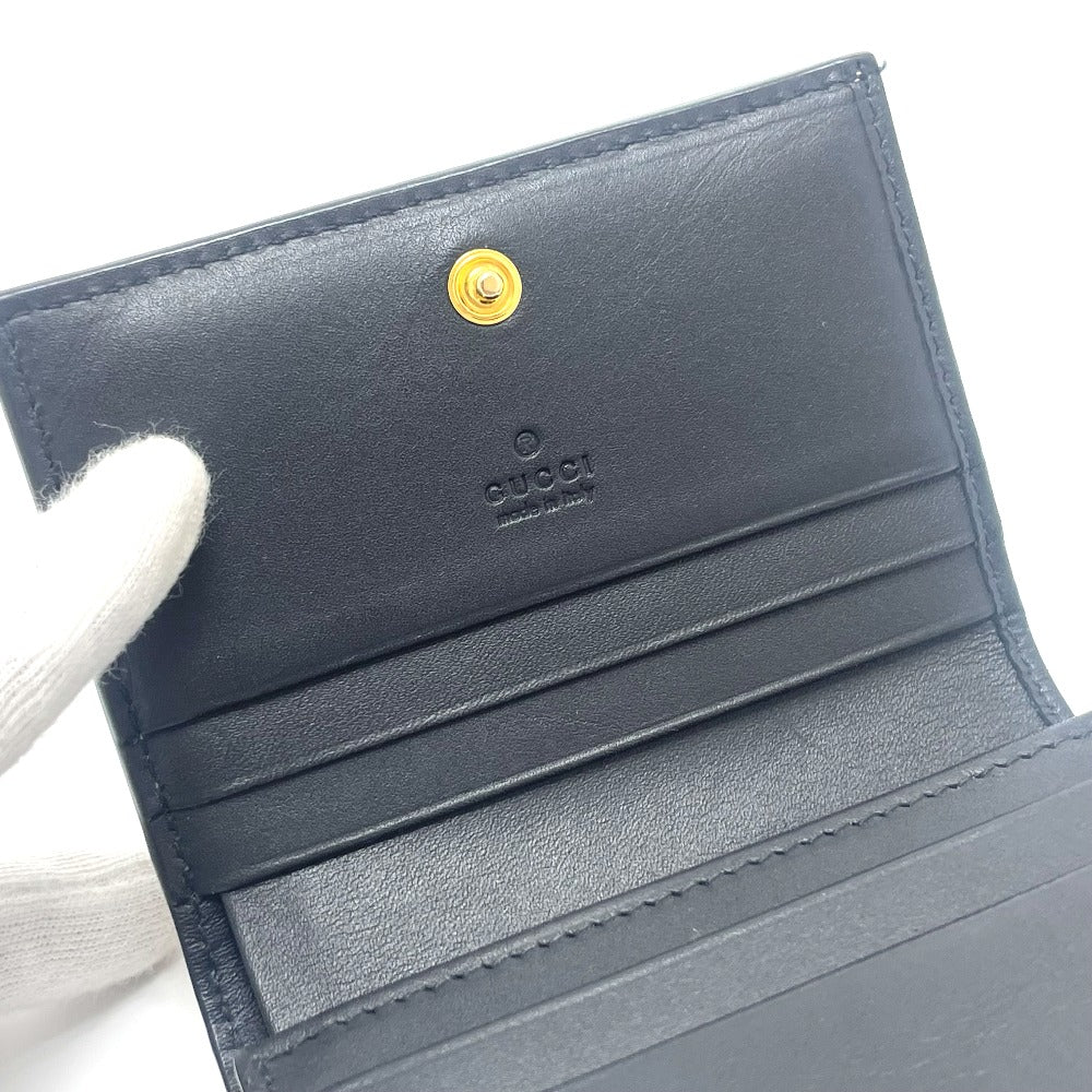 GUCCI 508057 GG BEE ビー コンパクトウォレット 2つ折り財布 GGスプリームキャンバス メンズ ベージュ