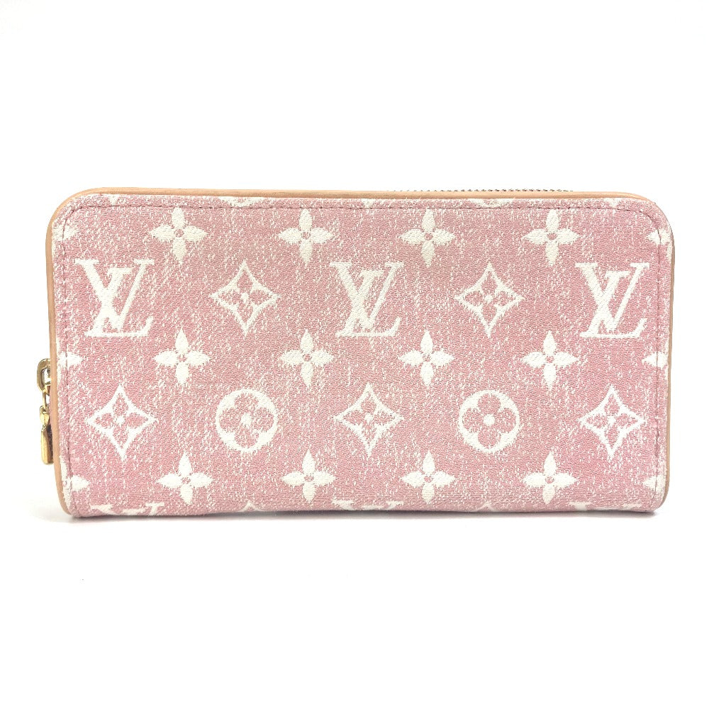 LOUIS VUITTON M81182 モノグラムデニム ジッピーウォレット 長財布 モノグラムデニム レディース ピンク