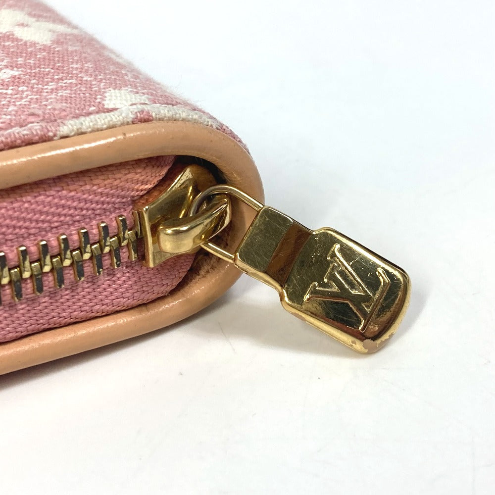 LOUIS VUITTON M81182 モノグラムデニム ジッピーウォレット 長財布 モノグラムデニム レディース ピンク