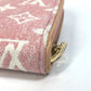LOUIS VUITTON M81182 モノグラムデニム ジッピーウォレット 長財布 モノグラムデニム レディース ピンク
