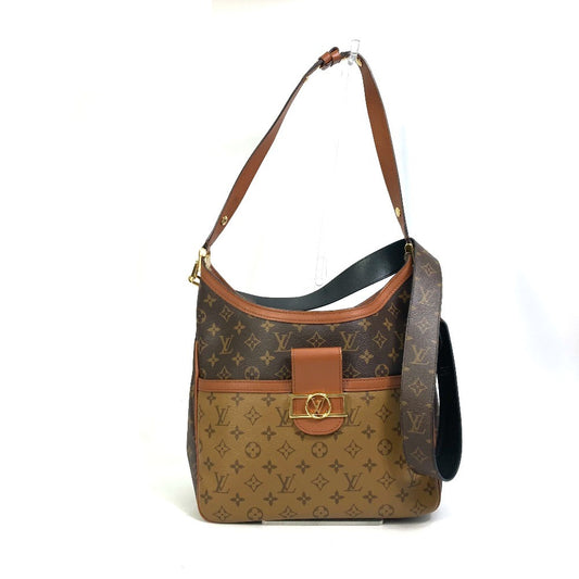 LOUIS VUITTON M45194 モノグラムリバース ホーボードーフィーヌPM カバン 肩掛け ショルダーバッグ モノグラムリバースキャンバス レディース ブラウン