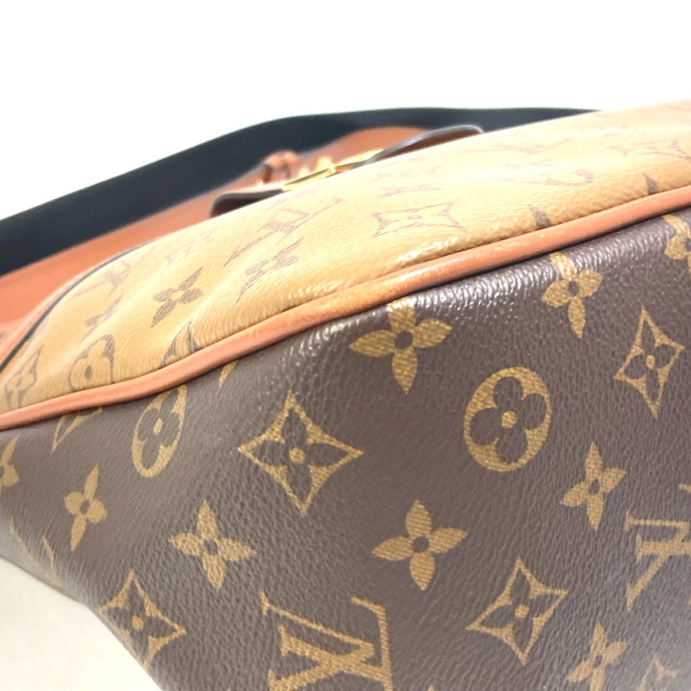 LOUIS VUITTON M45194 モノグラムリバース ホーボードーフィーヌPM カバン 肩掛け ショルダーバッグ モノグラムリバースキャンバス レディース ブラウン
