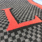 LOUIS VUITTON M70249 エシャルプ LV ダミエルージュ マフラー ウール メンズ ブラック/ブルー