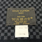 LOUIS VUITTON M70249 エシャルプ LV ダミエルージュ マフラー ウール メンズ ブラック/ブルー