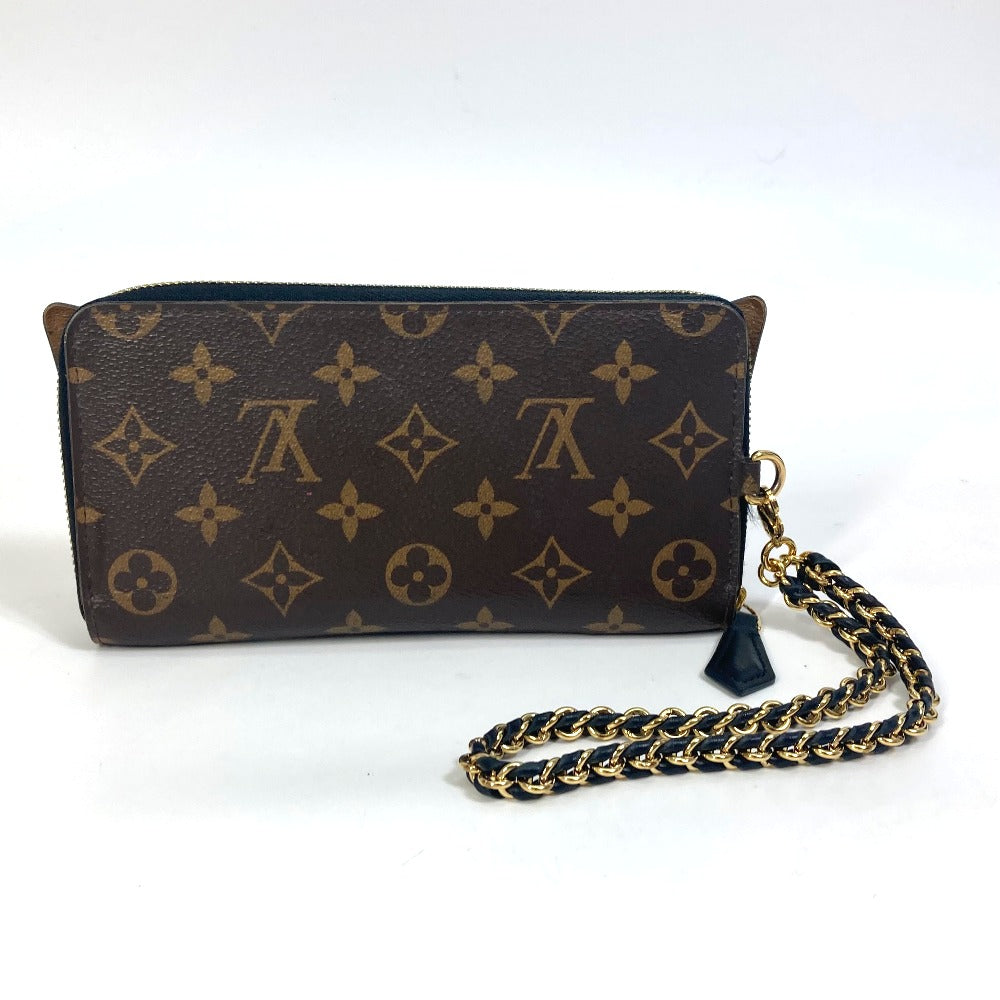 LOUIS VUITTON M68796 モノグラムリバース ジッピーウォレット シャディ 長財布 モノグラムリバースキャンバス レディース ブラウン
