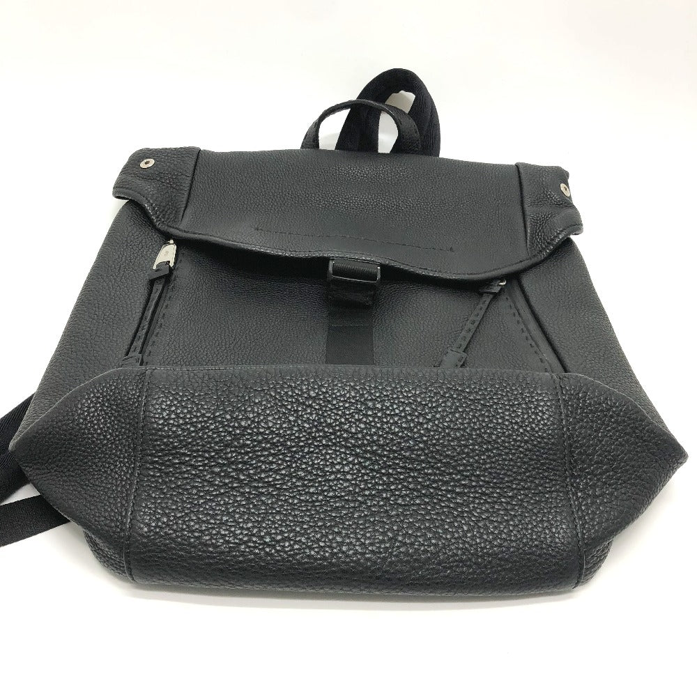 FENDI 7VZ011 Backpack, Leather, Men's, Black