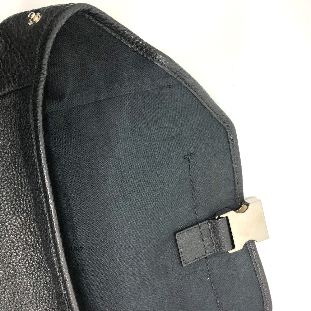 FENDI 7VZ011 Backpack, Leather, Men's, Black