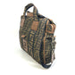 FENDI 7VA158 Zucca FF pattern handbag, 2-way bag, shoulder bag, tote bag, leather/canvas, women's, brown